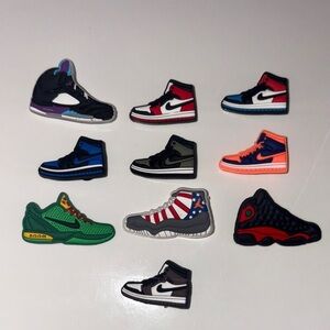 Colorful Sneaker Shoe Charms Set NEW